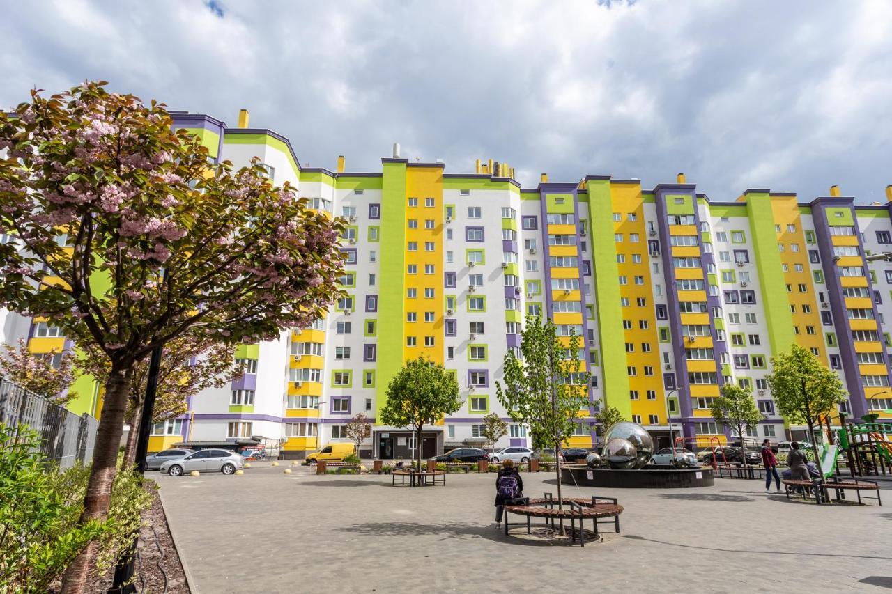 0272 Нова Затишна Квартира Жк Щасливий Киев Екстериор снимка